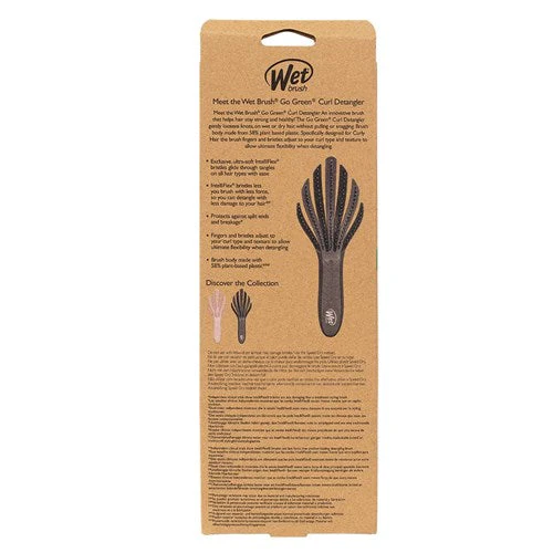 WetBrush Go Green Curl Detangler Brush - Black - Image 2
