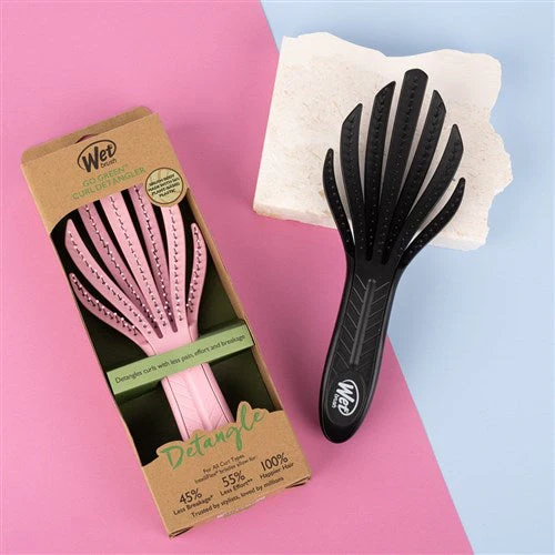 WetBrush Go Green Curl Detangler Brush - Black - Image 5