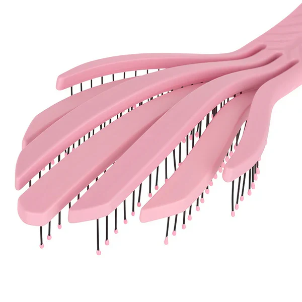 WetBrush Go Green Curl Detangler Brush - Pink - Image 4
