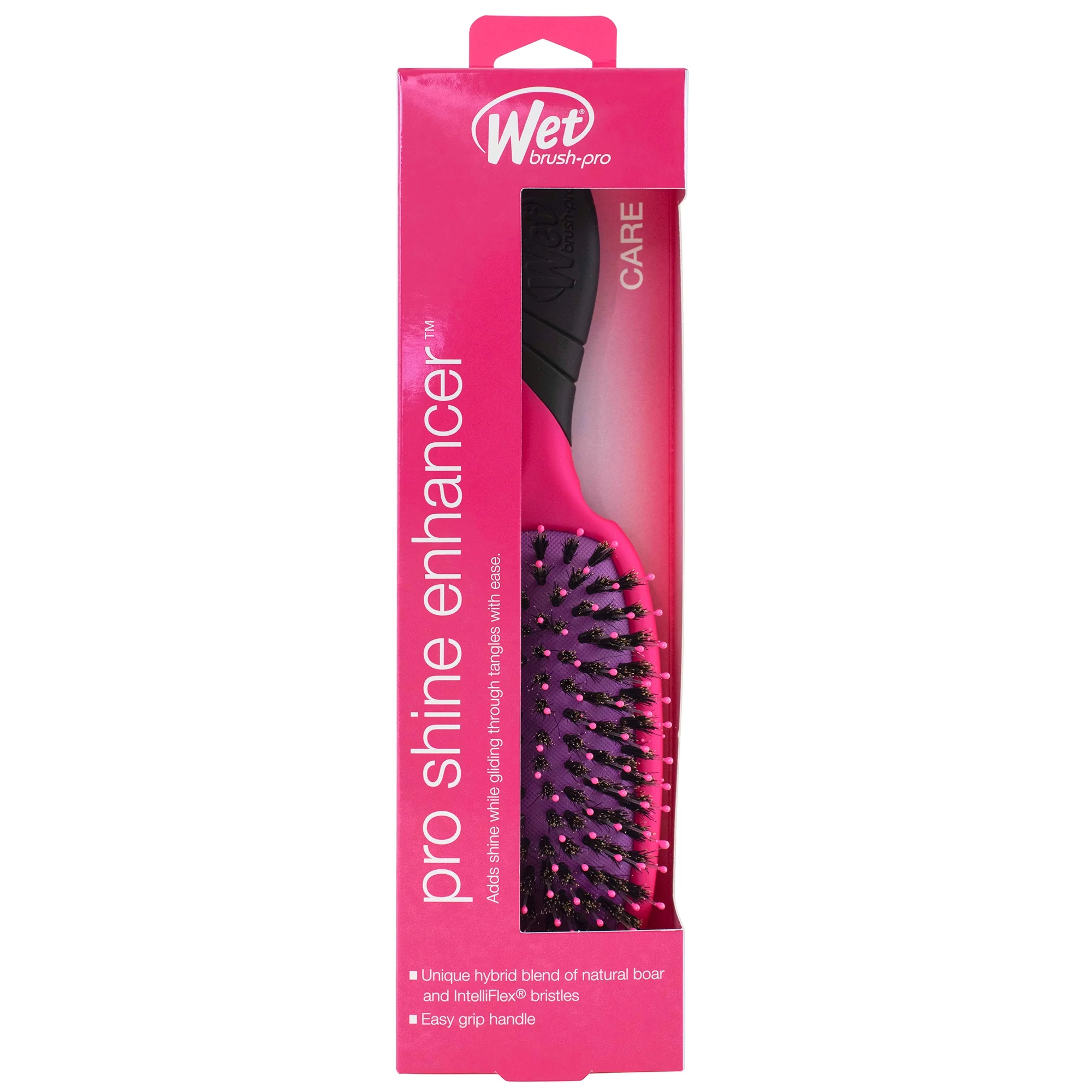 WetBrush Pro Shine Enhancer Boar Bristle - Pink - Image 3
