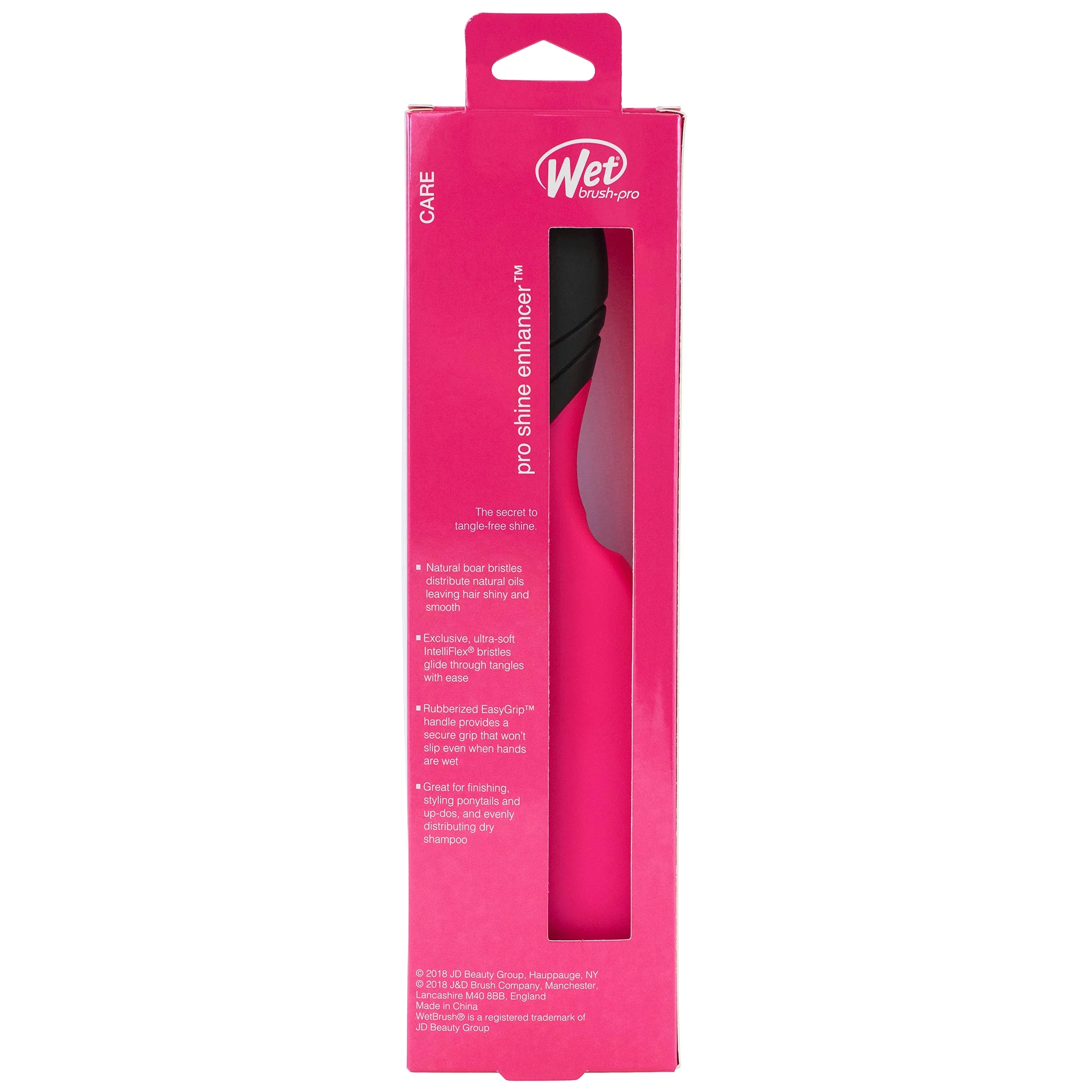 WetBrush Pro Shine Enhancer Boar Bristle - Pink - Image 4