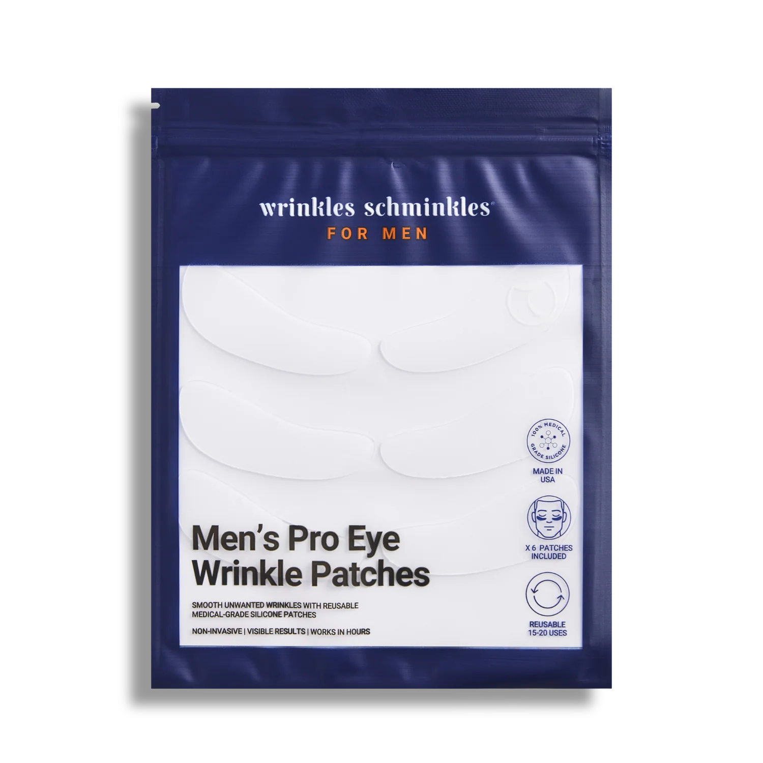 Wrinkles Schminkles Men's Pro Eye Wrinkle Patches - 3 Pairs